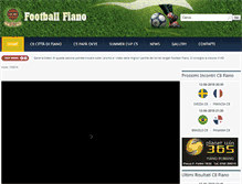 Tablet Screenshot of footballfiano.com
